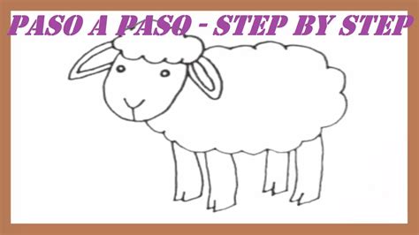 Como Dibujar Una Oveja Paso A Paso L How To Draw A Sheep Step By Step