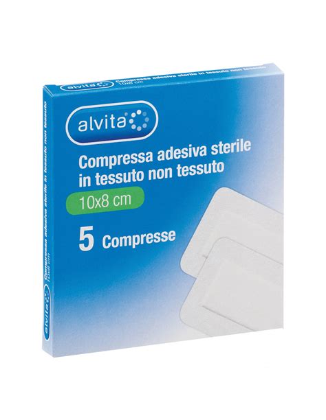 Cerotti Classici Tnt Alvita Garza Compressa Adesiva Sterile In Tessuto