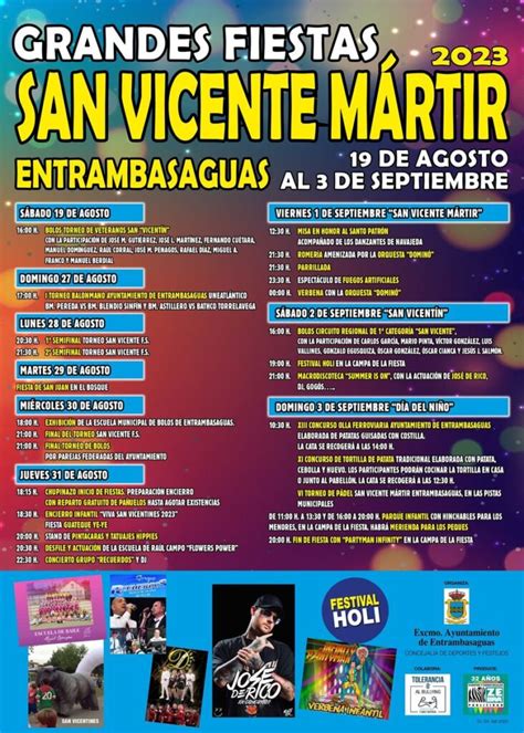 Grandes Fiestas De San Vicente M Rtir Entrambasaguas Miplanhoy