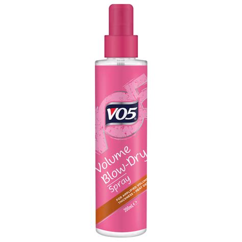 VO5 Volume Blow Dry Spray 200ml Blow Dry Spray Blow Dry Gel