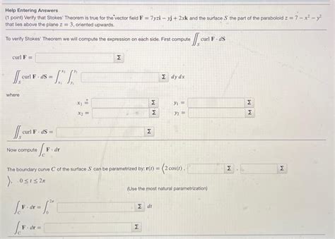 [solved] Verify That Stokes Theorem Is True For Th Solutioninn