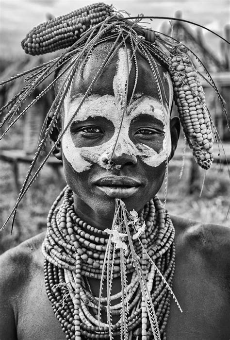 A Woman Of The Karo Tribe Omo Valley Ethiopia By Joxe Inazio Kuesta