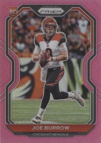 Panini Prizm Rookie Pink Prizm Joe Burrow Rc For Sale