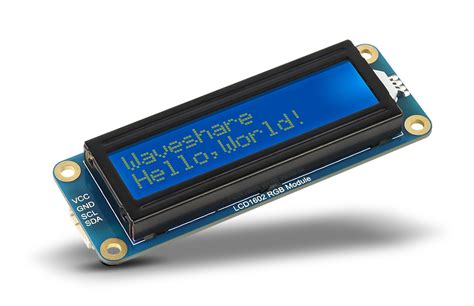 LCD1602 RGB Module, 16x2 Characters LCD, RGB Backlight, 3.3V/5V, I2C ...