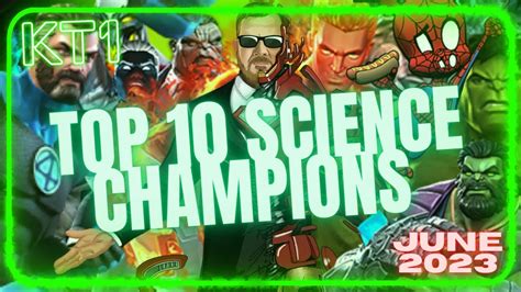 Top 10 Best Science Champions In Game Right Now Mcoc Ranking Series June 2023 Youtube