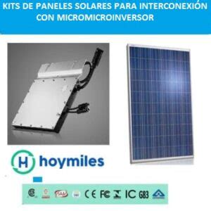 Kit De 2 Paneles Solares De 410W Microinversor Hoymiles