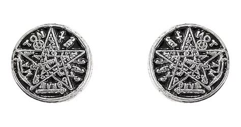 Aretes Tetragramaton Artesanal Mujer Regalo Plata Ley 925