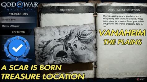 A Scar Is Born Treasure Map And Treasure Locations Vanvheim God Of