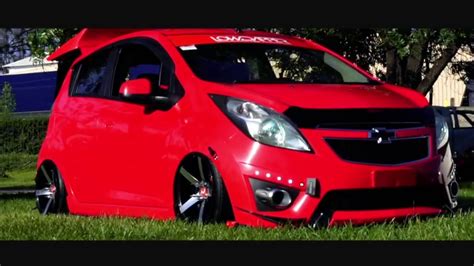 Chevrolet Spark Gt Beat Lowdapper Stance Slammed From Chile Youtube