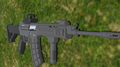 SimplePlanes | QBZ-191 Assault rifle-The new Rifle of China