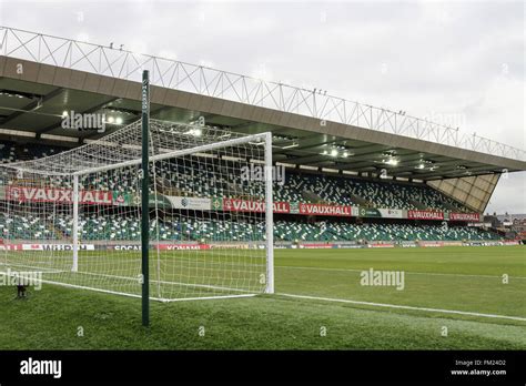 The North Stand At The National Football Stadium Windsor Park Stock