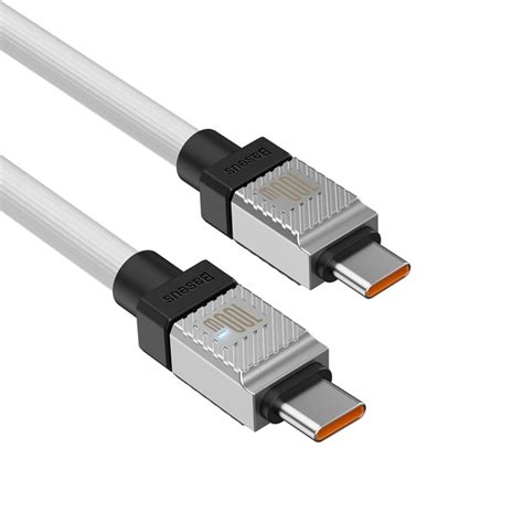 Baseus Coolplay Usb C Usb C Kabel 100w 1m Vit