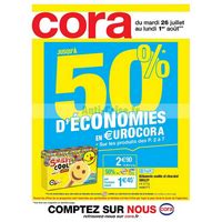 Anti crise fr Catalogue Cora du 26 juillet au 1er aoûtCatalogue Cora