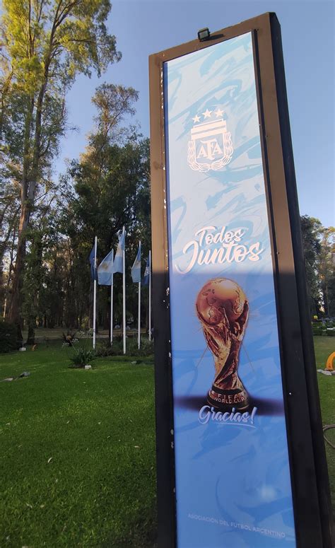 Los Guiños Al Mundial Que Adornan El Predio De La Afa En Ezeiza En Homenaje A La Selección Infobae