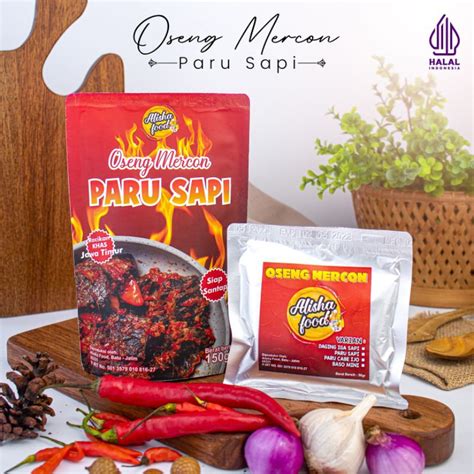 Jual Oseng Mercon Sambal Paru Sapi Shopee Indonesia