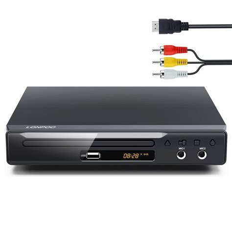 Lp Lecteur De Dvd Pour T L Vision Avec Port Hdmi Peritel Av Entr E