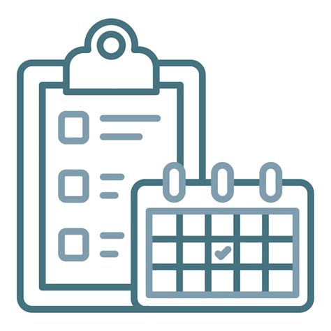 Premium Vector Tasks Schedule Flat Illustration