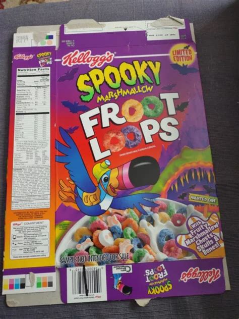 Kellogg S Cereal Box Froot Loops Rice Krispies Hot Air Balloon