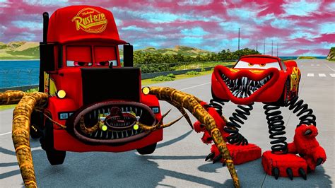 Epic Battle Between The Lightning Mcqueen Eater Bus Eater Coho Coho