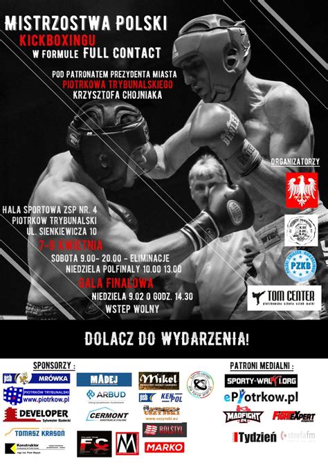 Mistrzostwa Polski W Kickboxingu Wielkie Emocje Na Piotrkowskim Ringu