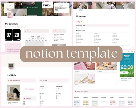 My Life Hub Notion Templates