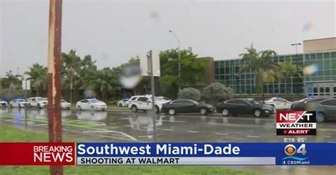 Suspect In Custody After Gunfire Erupts At Sw Miami Dade Walmart Police Say Cbs Miami