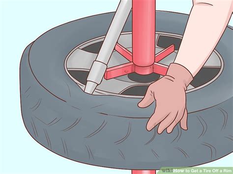 Easy Ways To Get A Tire Off A Rim With Pictures Wikihow