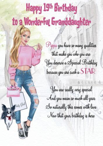 Personalised Birthday Card 16th 18th 21st 30th Daughter Granddaughter Niece Ebay