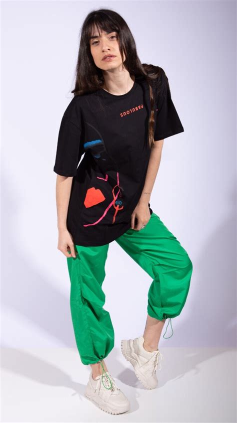 Remera Face Negro Tits