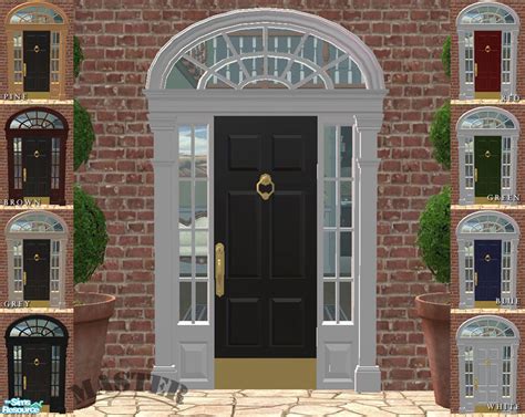 The Sims Resource Georgian Entry Door