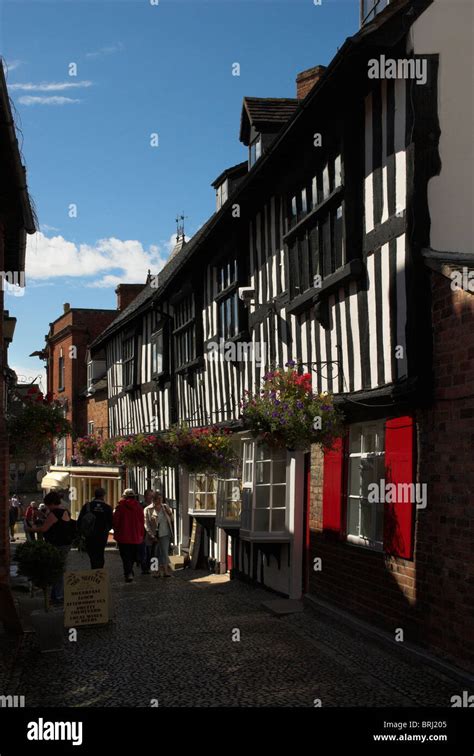 Church Lane Ledbury Herefordshire Stock Photo Alamy