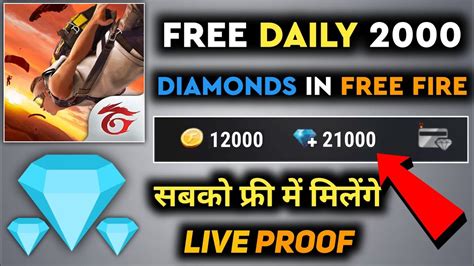 How To Get Free Diamonds In Free Fire Get Diamond Daily In Free