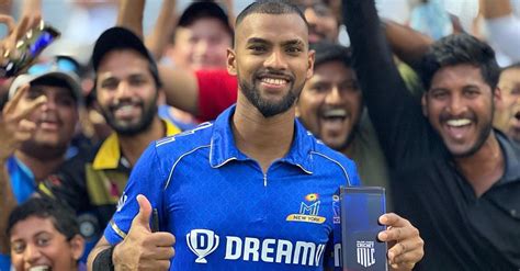 Mlc Watch Nicholas Pooran Hits Sixes In Balls During Mi New