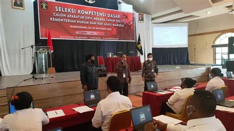 Kakanwil Kemenkumham Papua Barat Buka Skd Cpns