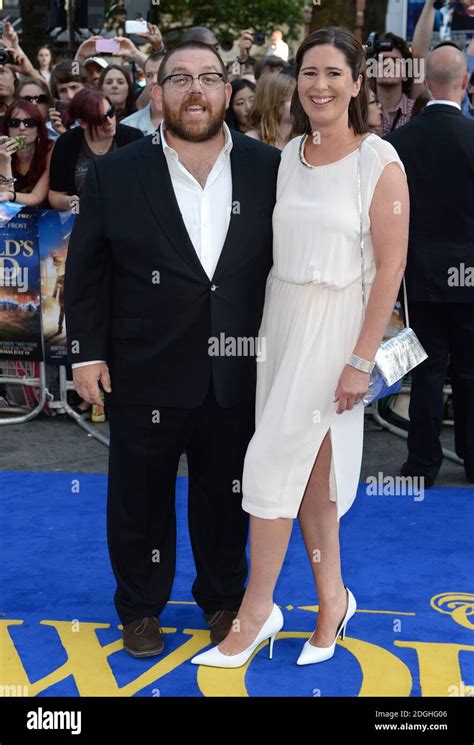 Nick Frost And Christina Frost Arriving At The World Premiere Of The