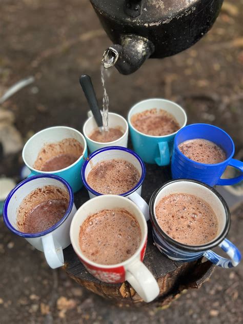 Cozy Camping Aesthetic Hot Chocolate
