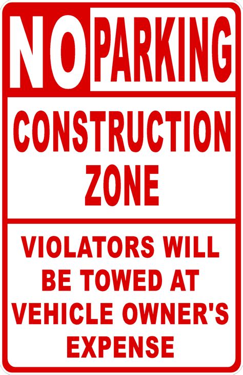 Construction Zone Signs