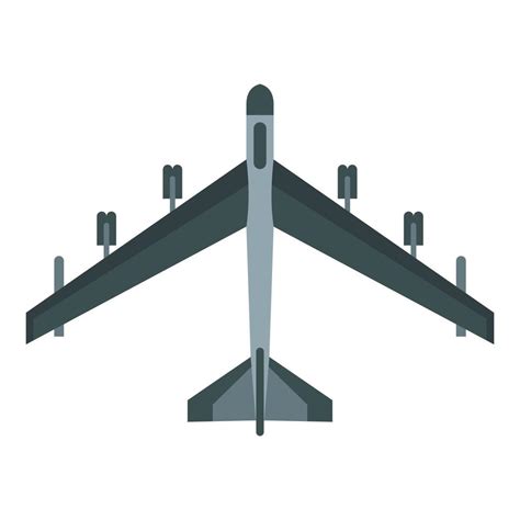 Plane icon, flat style 14675709 Vector Art at Vecteezy