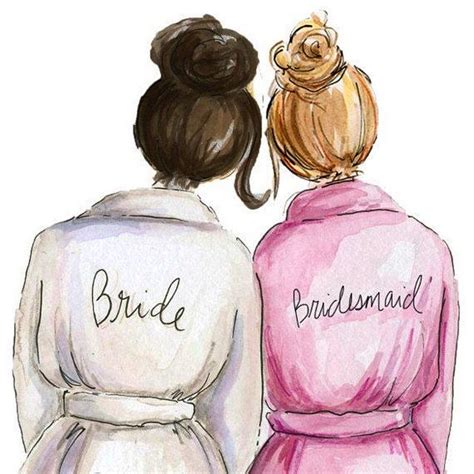 Bridesmaid Drawing At Getdrawings Free Download