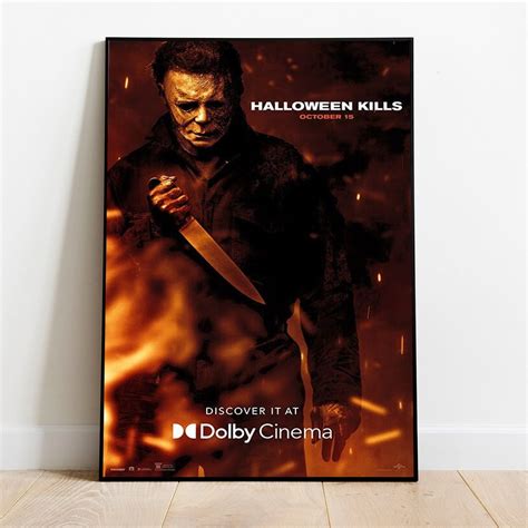 Halloween Kills Movie Poster Michael Myers Poster Horror Etsy