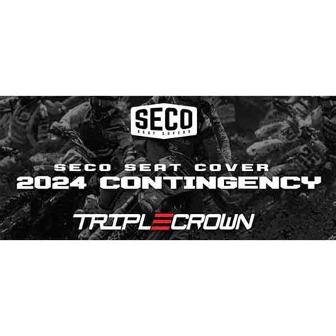 Seco Seat Cover Announces Exciting Contingency Program For Triple Crown