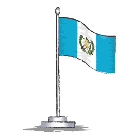 Bandera De Guatemala Vector Png Dibujos Guatemala Bandera Bandera De