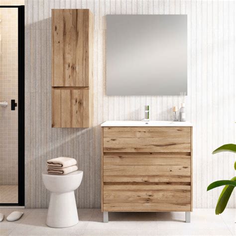 Kibath Conjunto De Mueble De Ba O Sirex Cajones Con Patas Acabado