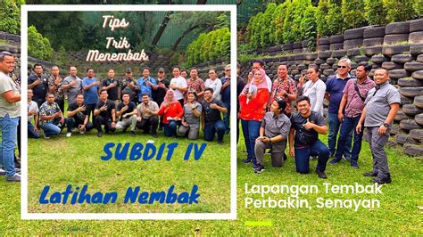 Latihan Menembak Di Lapangan Tembak Perbakin Senayan Bersama Subdit Iv