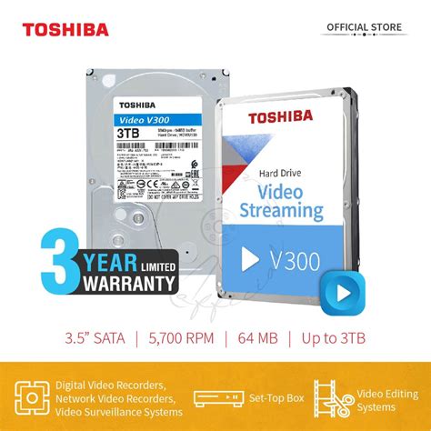 Toshiba Video Streaming V Internal Hdd Gb Tb Tb Tb Years