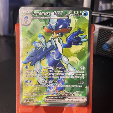 Pok Mon Tcg Quaquaval Ex Scarlet Violet Paldea Evolved Holo