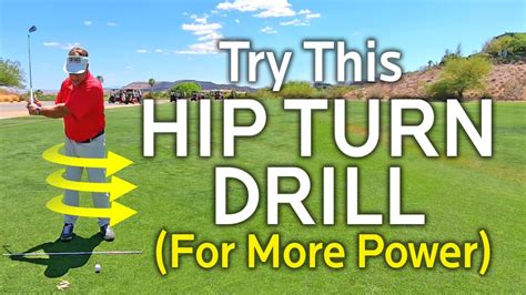 Try This Golf Hip Turn Drill To Get Power Youtube