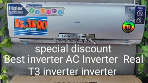 Haier Dc Inverter Ac Best Inverter Ac In Pakistan Haier Thunder