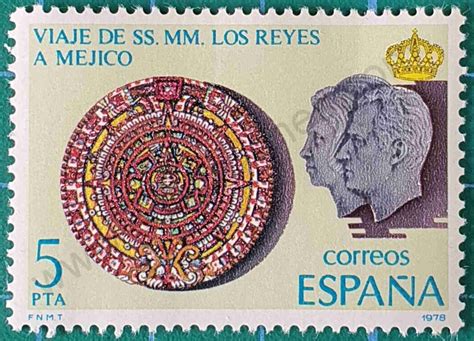 Viaje a Méjico España 1978 Sellos y Estampillas coleccionismo