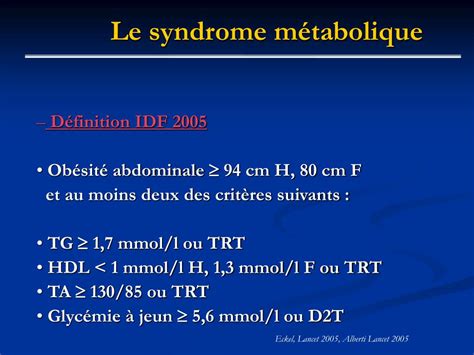 Ppt Syndrome M Tabolique Et Vhc Powerpoint Presentation Free